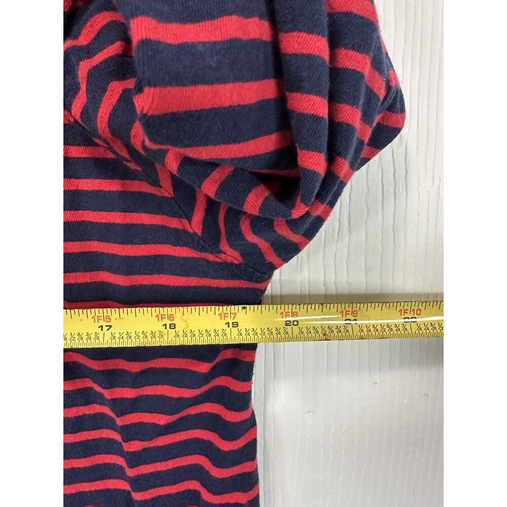 Frank And Eileen Women’s Blue Red Stripped Popover Henley Size M - Picture 8 of 10